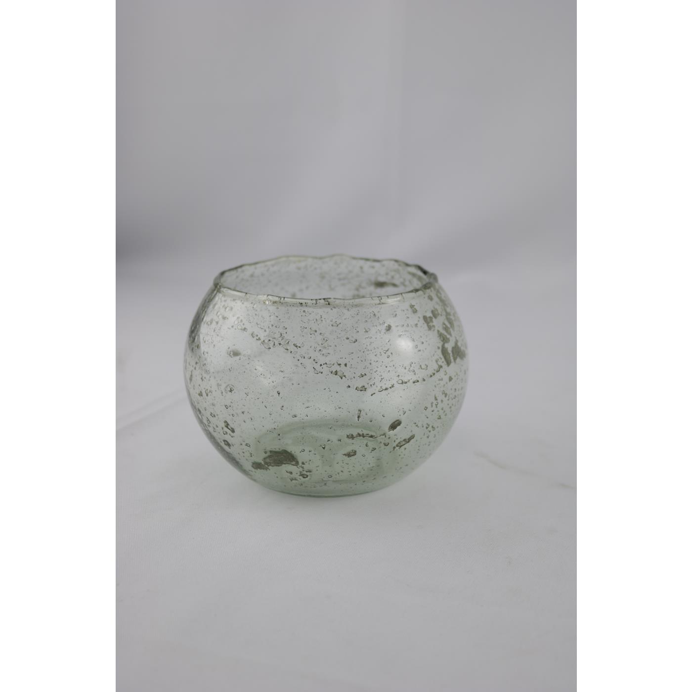 Vaas bol bubbel glas 14x14x10cm